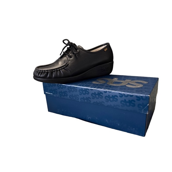 SAS Women’s Black Bounce Lace Up Moc - Picture 4 of 8